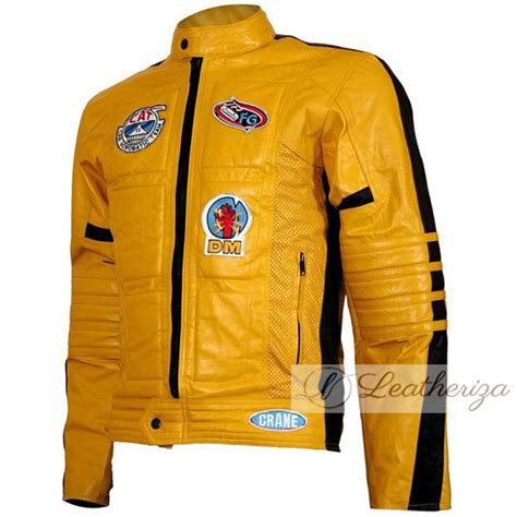 Cafe Racer Yellow Bike Leather Jacket – Jacket Hunt